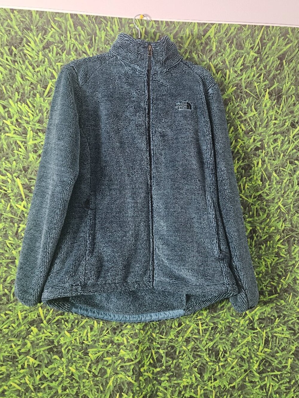 Ladies North Face XL Blue,Black Osito Jacket
